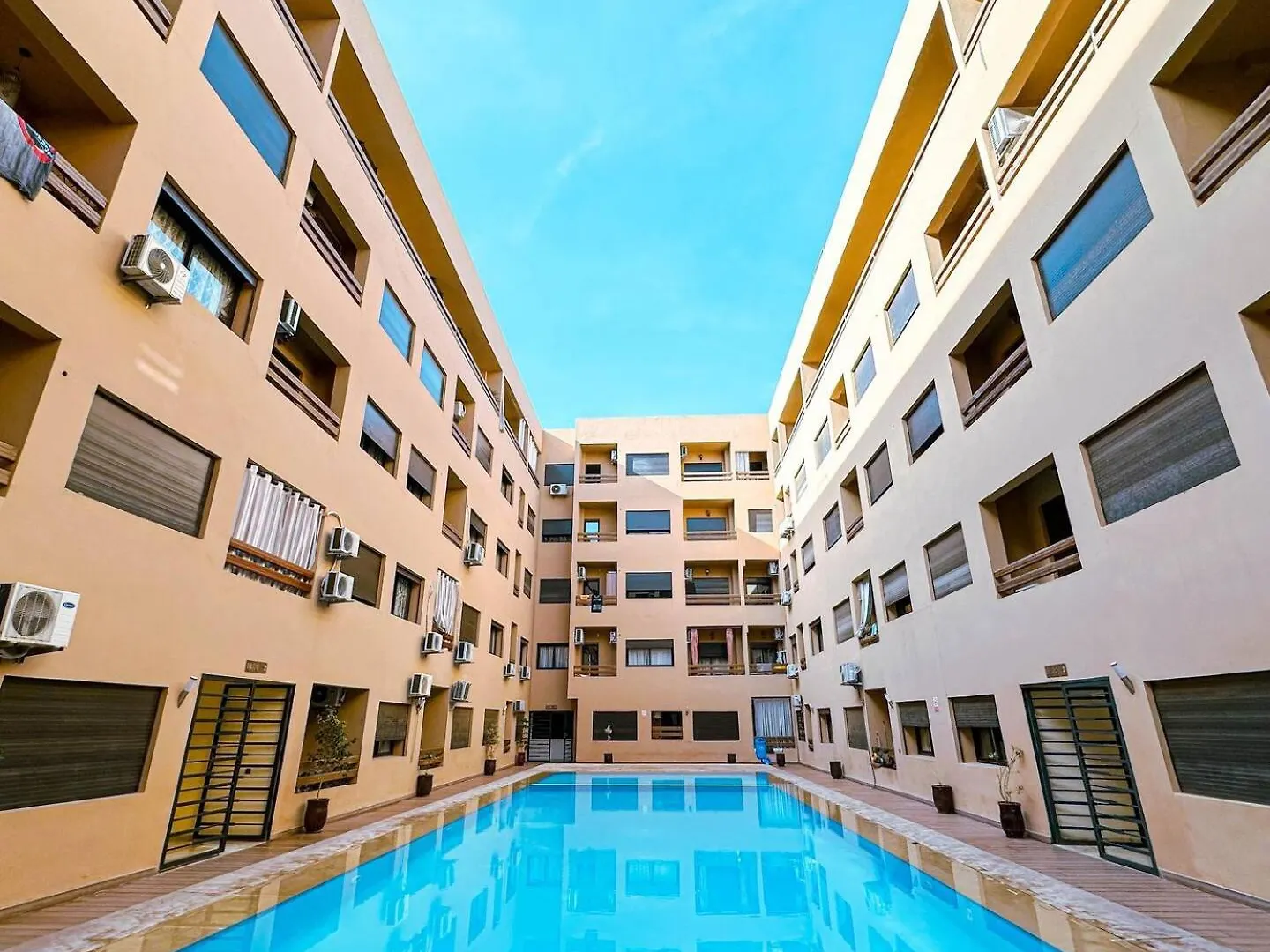 Au Centre De Marrakech Wi-Fi,Smart Tv, Pool Apartman Marrákes