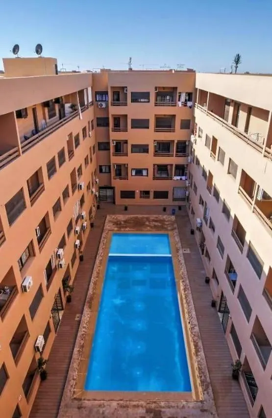 Apartmán Au Centre De Marrakech Wi-Fi,Smart Tv, Pool Marakéš